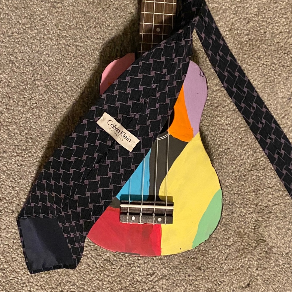 Calvin Klein Collection Vintage Silk Woven Necktie